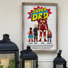 Load image into Gallery viewer, Custom Super Mom Canvas Print - Personalized Family Heroes Poster & Canvas PopCulturePrints