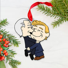 Load image into Gallery viewer, Personalized Christmas Ornament - Fun Political Couple Design Ornament PopCulturePrints