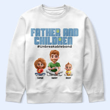 Load image into Gallery viewer, Unbreakable Bond | Personalized Father Daughter T-Shirt T-shirt PopCulturePrints