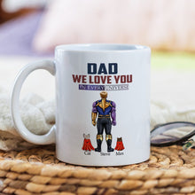 Load image into Gallery viewer, Dad, We Love You In Every Universe - Personalized Mug Coffee Mug PopCulturePrints