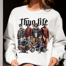 Load image into Gallery viewer, Thug Life Halloween T-Shirt for Horror Movie Fans Shirts PopCulturePrints