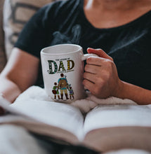 Load image into Gallery viewer, Personalized Dad Kingdom Coffee Mug - Perfect Father's Day Gift Coffee Mug PopCulturePrints
