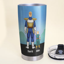 Load image into Gallery viewer, Dad You're My Favorite Super Saiyan Personalized Tumbler Tumbler Cup PopCulturePrints
