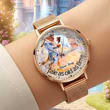 Load image into Gallery viewer, Couple Mesh Strap Quartz Watch - Personalized Gifts For Couples Quartz Watch PopCulturePrints