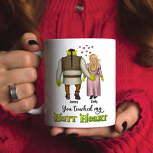 Load image into Gallery viewer, Personalized Shrek-Inspired Couple Mug | Unique Couple Gift | Valentine's Day Gifts Coffee Mug PopCulturePrints