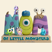 Load image into Gallery viewer, Mommy of Little Monsters - Personalized Gifts for Mother's Day & More Shaped Plaques PopCulturePrints