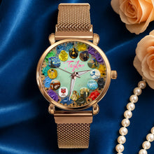 Load image into Gallery viewer, Artistic Expression - Personalized Quartz Watch for Creatives Quartz Watch PopCulturePrints