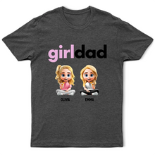 Load image into Gallery viewer, "Every Day is a Gift with My Girls!" - Personalized Girldad T-Shirt - Custom Gift for Dads, Grandpas, and Daughters T-shirt PopCulturePrints