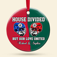 Load image into Gallery viewer, Personalized Ice Hockey Lovers Christmas Ornament for Couples - Valentine's Day Gifts Ornament PopCulturePrints