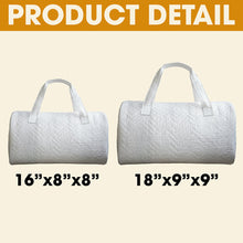 Load image into Gallery viewer, Rev Up the Fun - Racing Crew Quilted Duffle Bag - Personalized Gift for Car Enthusiasts