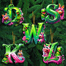 Load image into Gallery viewer, Personalized Movie Lover Alphabet Ornaments Ornament PopCulturePrints