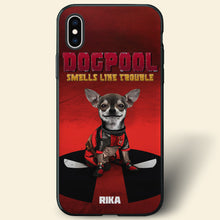 Load image into Gallery viewer, Dogpool Personalized Phone Case - Custom Name Phone Case PopCulturePrints