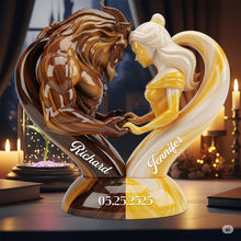 Load image into Gallery viewer, A Love Story in Every Detail - Personalized Acrylic Plaque for Couples Shaped Plaques PopCulturePrints