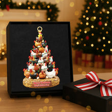 Load image into Gallery viewer, Merry Cluckmas - Personalized Chicken Lovers Christmas Ornament Ornament PopCulturePrints