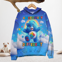 Load image into Gallery viewer, "Awesomely Different" - Personalized Autism Awareness Shirt AOP Products PopCulturePrints