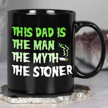 Load image into Gallery viewer, Personalized Dopest Dad Ever Black Coffee Mug Coffee Mug PopCulturePrints