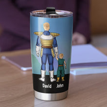 Load image into Gallery viewer, Dad You're My Favorite Super Saiyan Personalized Tumbler Tumbler Cup PopCulturePrints