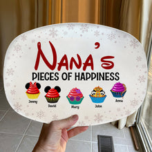 Load image into Gallery viewer, Personalized Nana’s Happiness Resin Plate - Christmas Gift for Family Resin Plate PopCulturePrints