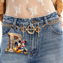 Load image into Gallery viewer, Personalized Mickey and Minnie Alphabet Keychain Keychains PopCulturePrints