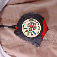 Load image into Gallery viewer, Super Dad Personalized Tape Measure - Unique Gift for Father's Day Tape Measures PopCulturePrints