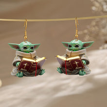 Load image into Gallery viewer, "Celebrate Faith with Style" - Baby Alien Acrylic Earrings, Personalized Gift for Christians Earrings PopCulturePrints