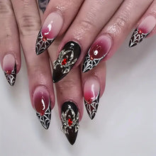 Load image into Gallery viewer, “Spook Your Style!” - Almond Shaped Halloween Press-On Nails - Personalized Gift for Her Press-On Nails PopCulturePrints