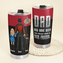 Load image into Gallery viewer, Best Dad Personalized Tumbler - Sci-Fi Family Gift Tumbler Cup PopCulturePrints