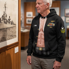 Load image into Gallery viewer, “Proudly Serve with Style” – Personalized Sea Service Military Shirt – Custom Gifts for Veterans and Military Enthusiasts AOP Products PopCulturePrints