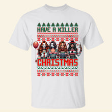 Load image into Gallery viewer, Killer Christmas Horror Movie Fans Sweatshirt Shirts PopCulturePrints