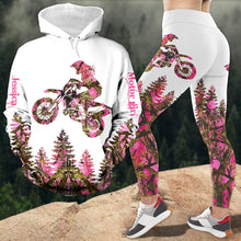 Load image into Gallery viewer, Personalized Motocross Lover's Hoodie & Leggings Set AOP Products PopCulturePrints