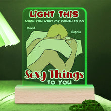Load image into Gallery viewer, Personalized LED Light for Couples - Make Love Glow Led Night Light PopCulturePrints