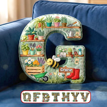 Load image into Gallery viewer, Plant Your Dreams with Our Dream Garden Shaped Pillow | Personalized Gift for Gardening Lovers Pillow PopCulturePrints