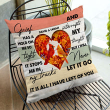 Load image into Gallery viewer, Heaven Cardinal Couple Memorial Pillow - Personalized Valentine's Day Gifts Pillow PopCulturePrints