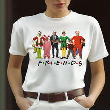 Load image into Gallery viewer, Festive Friends Christmas Sweater Shirts PopCulturePrints