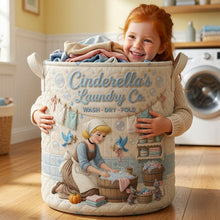 Load image into Gallery viewer, Everyday Royalty Quilted Laundry Basket - Personalized Gifts 03NADT100726 Laundry Basket PopCulturePrints