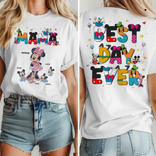 Load image into Gallery viewer, “Best Day Ever - Mama” Personalized Shirt - Perfect Gift for Mom & Grandma Shirts PopCulturePrints