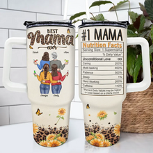 Load image into Gallery viewer, Best Mom Ever - Personalized 40oz Tumbler With Straw Tumbler PopCulturePrints
