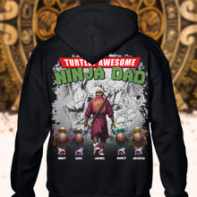 Load image into Gallery viewer, Custom Ninja Dad Shirt - Personalized Names Shirts PopCulturePrints