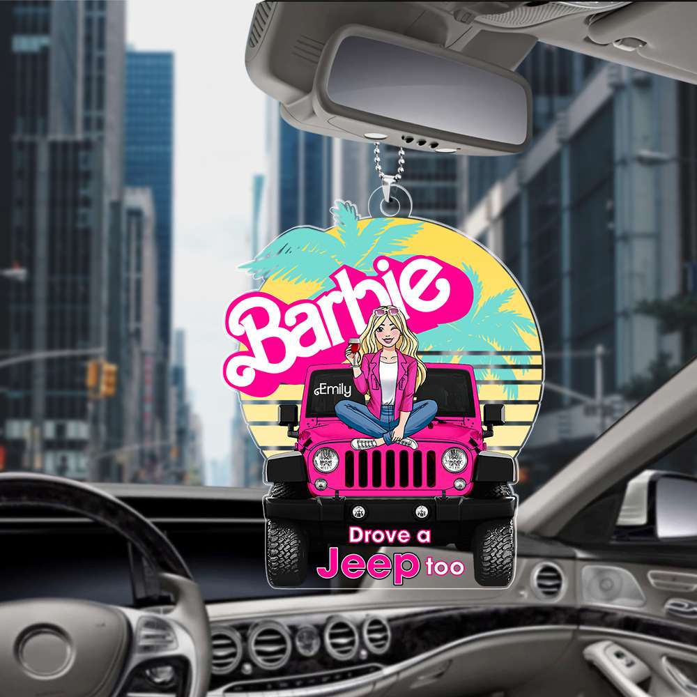 Customizable Couple Car Hanging Ornament - Drive Safe, I Need You Tonight Ornaments PopCulturePrints