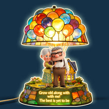 Load image into Gallery viewer, “Grow Old Along With Me” - Personalized Couples Acrylic Light Box Light Box PopCulturePrints