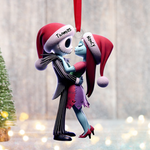 Load image into Gallery viewer, Custom Horror Couple Christmas Ornament Ornament PopCulturePrints