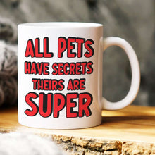 Load image into Gallery viewer, Personalized Superhero Pet Mug - Custom Names & Fun Design Coffee Mug PopCulturePrints