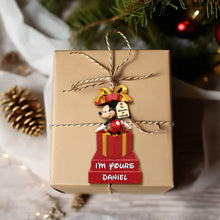 Load image into Gallery viewer, I'm Yours - Personalized Couple's Ornament for a Sweet Moment Ornament PopCulturePrints