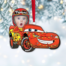 Load image into Gallery viewer, Personalized Kids' Christmas Cartoon Car Ornament Ornament PopCulturePrints