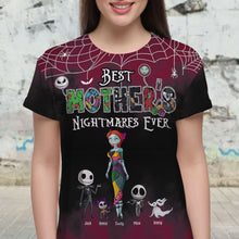 Load image into Gallery viewer, Best Mother's Nightmares Ever - Personalized 3D Mom Shirt AOP Products PopCulturePrints