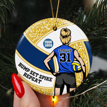 Load image into Gallery viewer, Custom Volleyball Player Ornament - Personalized Gift Ornament PopCulturePrints