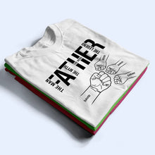 Load image into Gallery viewer, Papa: The Man, The Myth, The Legend, The Hero - Personalized T-Shirt for Dad T-shirt PopCulturePrints