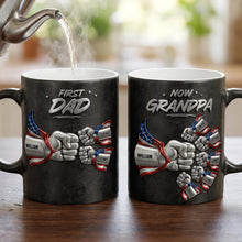 Load image into Gallery viewer, First Dad, Now Grandpa - Personalized Magic Mug for Meaningful Gifts Coffee Mug PopCulturePrints