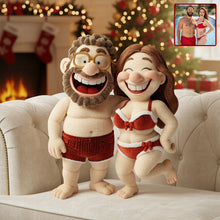 Load image into Gallery viewer, Love & Laughter: Funny Couple Pillow - Custom Photo Gifts for Couples Pillow PopCulturePrints
