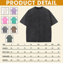 Load image into Gallery viewer, "Embrace your inner villain with style!" - Villain Washed T-Shirt, Customizable Gift for Horror Lovers Shirts PopCulturePrints